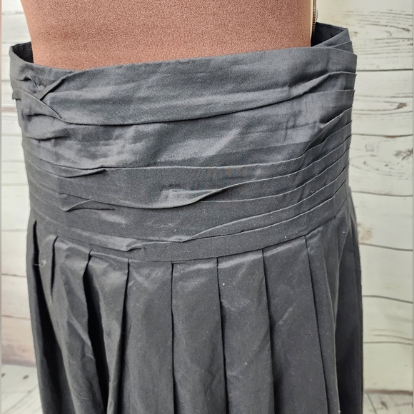Robert Rodriguez Black High Waist Pleated Skirt Size 6 - Picture 2 of 6